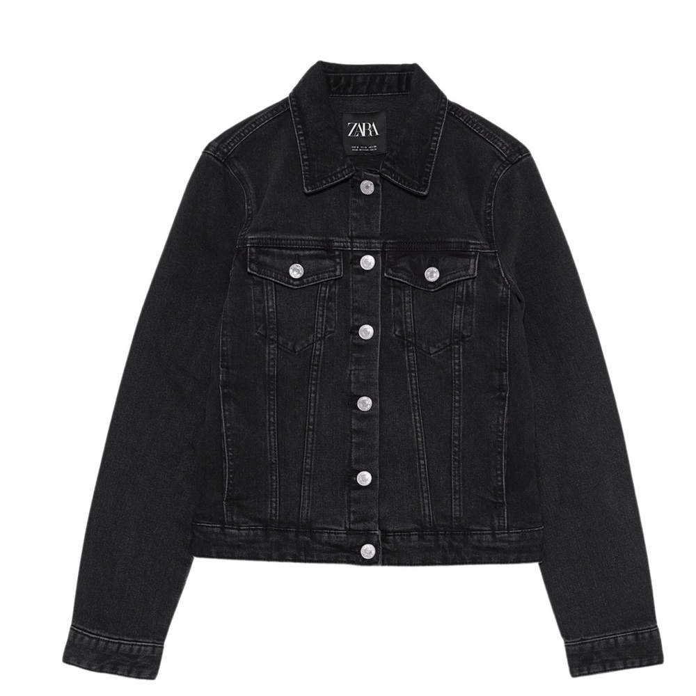 ZARA BLACK DENIM JACKET